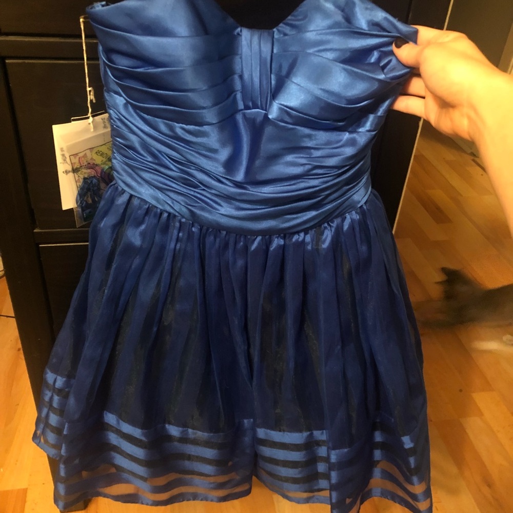 Betsey Johnson royal blue mini dress